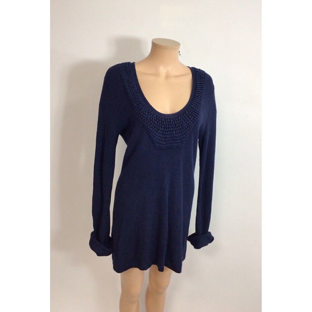 Lilly Pulitzer Wool Sweater Dress Tunic Womens Large